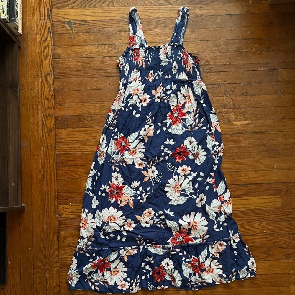 Isabel Maternity Floral Maxi Dress Size L